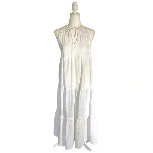 J.Crew Tiered Sleeveless Maxi Beach Dress - Picture 2 of 7